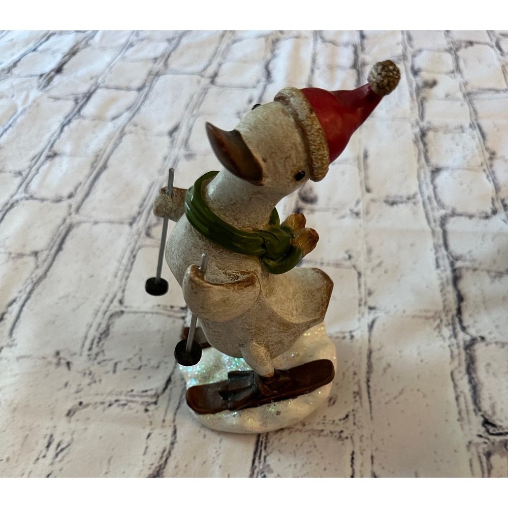 Christmas wooden‎ sking duck